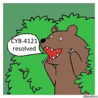 CYB-4121 resolved