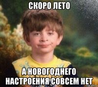 скоро лето а новогоднего настроения совсем нет