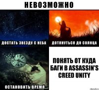 Понять от куда баги в Assassin's Creed Unity