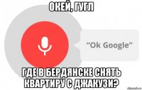 окей, гугл где в бердянске снять квартиру с джакузи?