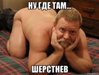 ну где там... шерстнев