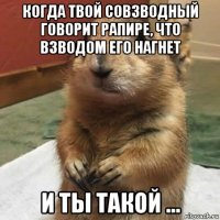 когда твой совзводный говорит рапире, что взводом его нагнет и ты такой ...