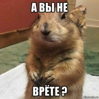 а вы не врёте ?