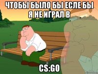 чтобы было бы есле бы я не играл в cs:go