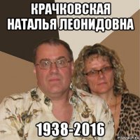 крачковская наталья леонидовна 1938-2016