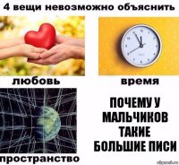 ПОЧЕМУ У МАЛЬЧИКОВ ТАКИЕ БОЛЬШИЕ ПИСИ