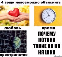 Почему котики такие ня ня ня шки