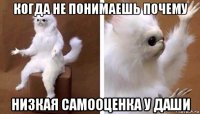 когда не понимаешь почему низкая самооценка у даши