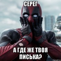 серег а где же твоя писька?