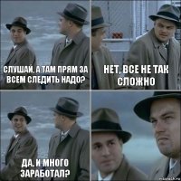 Слушай, а там прям за всем следить надо? Нет, все не так сложно Да, и много заработал? 