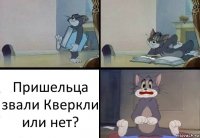 Пришельца звали Кверкли или нет?