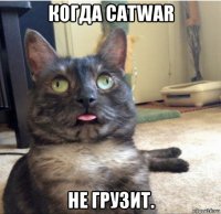 когда catwar не грузит.