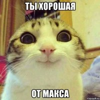 ты хорошая от макса