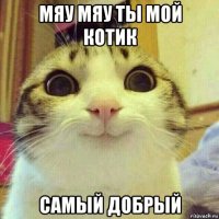 мяу мяу ты мой котик самый добрый