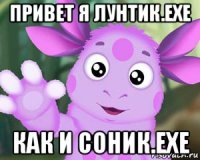 привет я лунтик.exe как и соник.exe