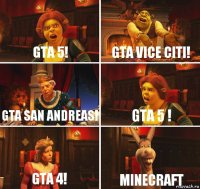 GTA 5! GTA Vice citi! Gta San Andreas! Gta 5 ! GTA 4! MInecraft