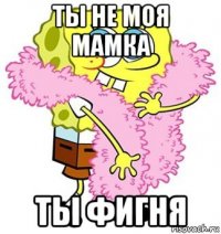 ты не моя мамка ты фигня