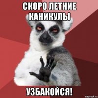 скоро летние каникулы узбакойся!