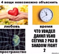 Что увидел Данил убив сёгуна 2 раз в Shadow Fight 2