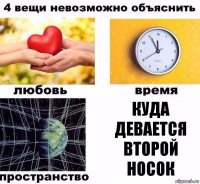 Куда девается второй носок