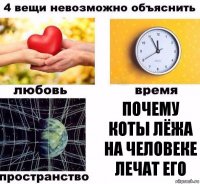 почему коты лёжа на человеке лечат его