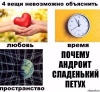 почему андроит сладенький петух