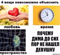 ПОЧЕМУ ДИМА ДО СИХ ПОР НЕ НАШЕЛ ДЕВУШКУ