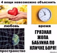 Грязная жопа бабуина по кличке Боря!