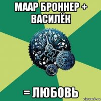 маар броннер + василёк = любовь