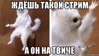 ждёшь такой стрим а он на твиче