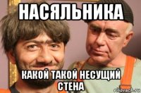 насяльника какой такой несущий стена