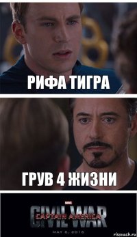 Рифа тигра Грув 4 жизни