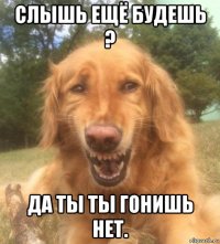 слышь ещё будешь ? да ты ты гонишь нет.