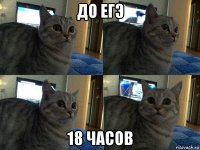 до егэ 18 часов