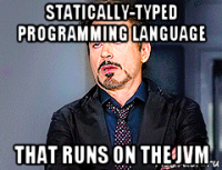 statically-typed programming language that runs on the jvm