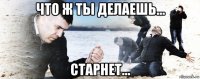 что ж ты делаешь... старнет...