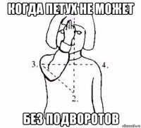 когда петух не может без подворотов