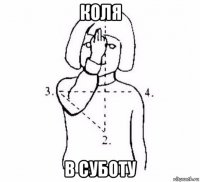 коля в суботу