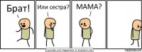 Брат! Или сестра? МАМА?