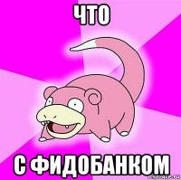 что с фидобанком