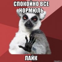 спокойно все нормюль лайк