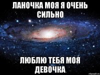 ланочка моя я очень сильно люблю тебя моя девочка