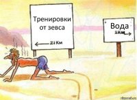 Тренировки от зевса Вода