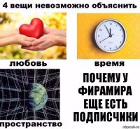 почему у фирамира еще есть подписчики