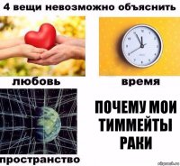 Почему мои тиммейты раки