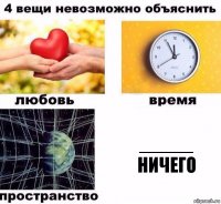 _____ ничего