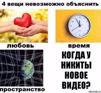 Когда у Никиты новое видео?