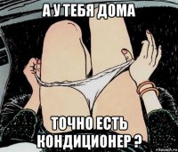 а у тебя дома точно есть кондиционер ?