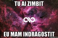 tu ai zimbit eu mam indragostit