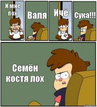 И мне пох Валя Ичё Сука!!! Семён костя лох